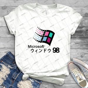 Microsoft Windows 98 Vaporwave - Gift Idea Shirt For Men Tee For Women Classic Retro Vintage Graphic T-Shirt
