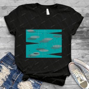 Mid-Century Space Age Ovals - Best Unisex Trending Handmade T-shirt Gift Idea For Men T-shirt For Woman