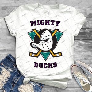Mighty Ducks - Vintage Men's Shirt Tshirt For Women Classic Handmade Shirt Retro Graphic Tee