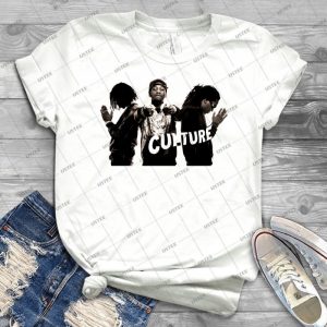 Migos T Shirt - Vintage Men's Shirt Tshirt For Women Classic Handmade Shirt Retro Graphic Tee