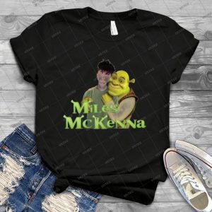 Mileschroniclesxshrek - Vintage Men's Shirt Tshirt For Women Classic Handmade Shirt Retro Graphic Tee