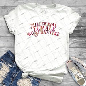 Millennial Female Conservative - Gift Idea Shirt For Men Tee For Women Classic Retro Vintage Graphic T-Shirt