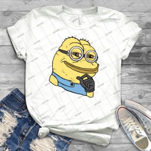 Minion Pepe - Gift Idea Shirt For Men Tee For Women Classic Retro Vintage Graphic T-Shirt