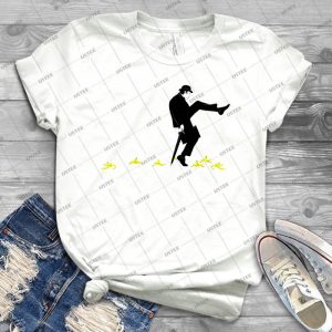 Minister Of Silly Banana Walks - Vintage Men's Shirt Tshirt For Women Classic Handmade Shirt Retro Graphic Tee