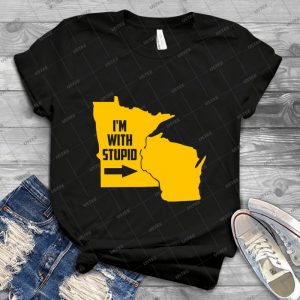 Minnesota I M With Stupid - Gift Idea Shirt For Men Tee For Women Classic Retro Vintage Graphic T-Shirt