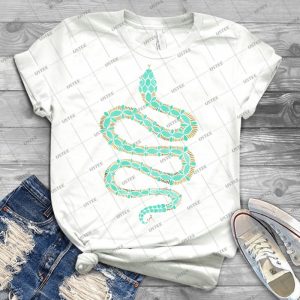 Mint  Gold Serpent 43 - Trending Shirt For Women Vintage Retro Tee For Men Kid's T-Shirt Handmade Shirt
