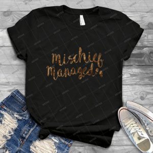 Mischief Managed 94 - Vintage Men's Shirt Tshirt For Women Classic Handmade Shirt Retro Graphic Tee