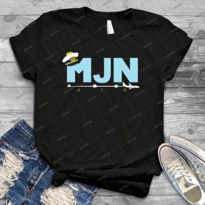 Mjn Air - Vintage Men's Shirt Tshirt For Women Classic Handmade Shirt Retro Graphic Tee