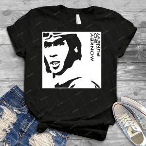 Monkey ---So Funky - White - 47 - Best Unisex Trending Handmade T-shirt Gift Idea For Men T-shirt For Woman