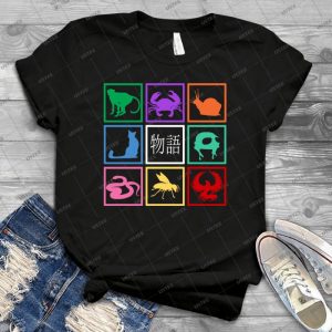 Monogatari - Gift Idea Shirt For Men Tee For Women Classic Retro Vintage Graphic T-Shirt