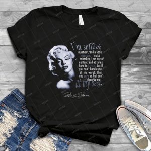Monroe T Shirt 54 - Gift Idea Shirt For Men Tee For Women Classic Retro Vintage Graphic T-Shirt