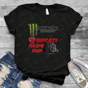 Monster Ducati Racing Team - Best Unisex Trending Handmade T-shirt Gift Idea For Men T-shirt For Woman
