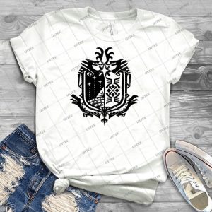 Monster Hunter World Logo 2018 Mhw Black Logo - Best Unisex Trending Handmade T-shirt Gift Idea For Men T-shirt For Woman