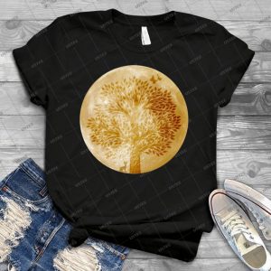 Moon Gazer 52 - Vintage Men's Shirt Tshirt For Women Classic Handmade Shirt Retro Graphic Tee