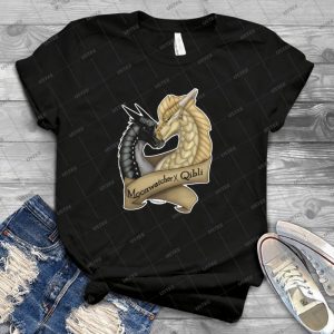 Moon X Qibli Ship - Best Unisex Trending Handmade T-shirt Gift Idea For Men T-shirt For Woman