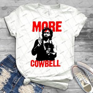 More Cowbell T-Shirt - Vintage Men's Shirt Tshirt For Women Classic Handmade Shirt Retro Graphic Tee