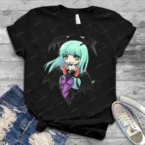 Morrigan 55 - Vintage Men's Shirt Tshirt For Women Classic Handmade Shirt Retro Graphic Tee