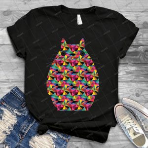 Mosaic Totoro 9 - Vintage Men's Shirt Tshirt For Women Classic Handmade Shirt Retro Graphic Tee