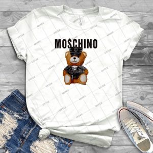 Moschino - Vintage Men's Shirt Tshirt For Women Classic Handmade Shirt Retro Graphic Tee
