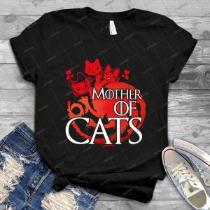 Mother Of Cats - Best Unisex Trending Handmade T-shirt Gift Idea For Men T-shirt For Woman