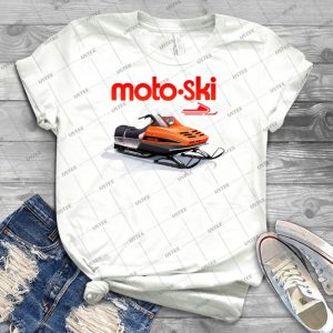 Moto Ski Vintage Snowmobiles - Best Unisex Trending Handmade T-shirt Gift Idea For Men T-shirt For Woman
