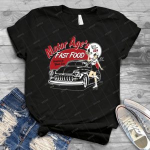 Motor Age Fast Food - Best Unisex Trending Handmade T-shirt Gift Idea For Men T-shirt For Woman