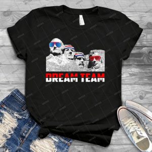 Mount Rushmore Dream Team 65 - Vintage Men's Shirt Tshirt For Women Classic Handmade Shirt Retro Graphic Tee
