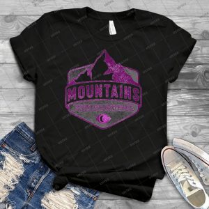 Mountains - Vintage Men's Shirt Tshirt For Women Classic Handmade Shirt Retro Graphic Tee