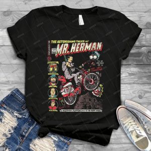 Mr- Herman 4 - Vintage Men's Shirt Tshirt For Women Classic Handmade Shirt Retro Graphic Tee