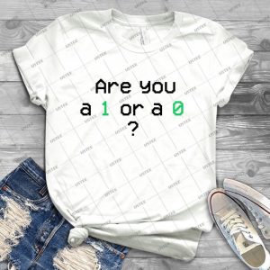 Mr- Robot-1 Or 0 - Best Unisex Trending Handmade T-shirt Gift Idea For Men T-shirt For Woman