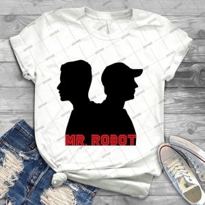 Mr- Robot Silhouettes - Best Unisex Trending Handmade T-shirt Gift Idea For Men T-shirt For Woman