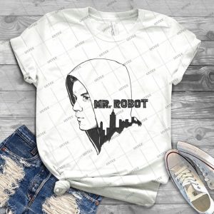 Mr- Robot T-Shirt - Gift Idea Shirt For Men Tee For Women Classic Retro Vintage Graphic T-Shirt