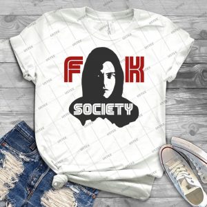 Mr-Robot Fuck Society - Gift Idea Shirt For Men Tee For Women Classic Retro Vintage Graphic T-Shirt