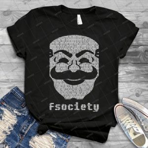 Mr-_Robot_-_Fsociety_2-Dat - Gift Idea Shirt For Men Tee For Women Classic Retro Vintage Graphic T-Shirt