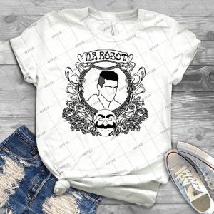 Mr Robot-Art Noveau - Best Unisex Trending Handmade T-shirt Gift Idea For Men T-shirt For Woman