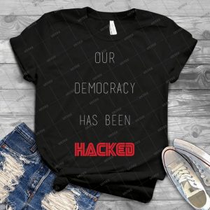 Mr Robot-Hacked - Gift Idea Shirt For Men Tee For Women Classic Retro Vintage Graphic T-Shirt