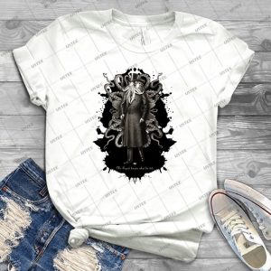 Mr Squid 57 - Vintage Men's Shirt Tshirt For Women Classic Handmade Shirt Retro Graphic Tee