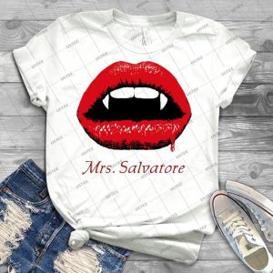 Mrs Salvatore - Best Unisex Trending Handmade T-shirt Gift Idea For Men T-shirt For Woman