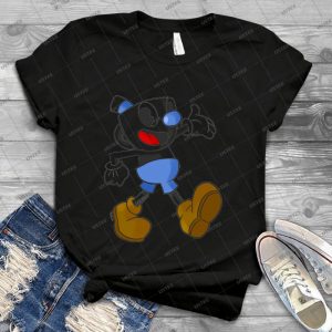 Mugman T Shirt - Vintage Men's Shirt Tshirt For Women Classic Handmade Shirt Retro Graphic Tee