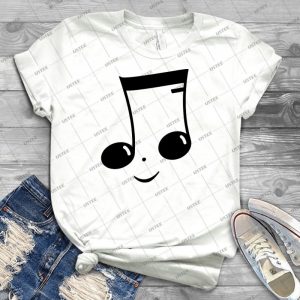 Music Makes Me Happy - Vintage Men's Shirt Tshirt For Women Classic Handmade Shirt Retro Graphic Tee