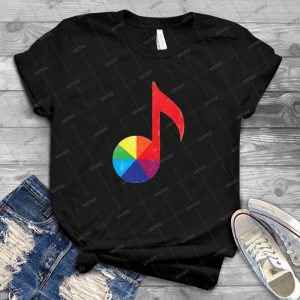 Music Theory 23 - Vintage Men's Shirt Tshirt For Women Classic Handmade Shirt Retro Graphic Tee