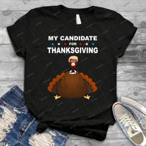 My Candidate For Thanksgiving - Gift Idea Shirt For Men Tee For Women Classic Retro Vintage Graphic T-Shirt