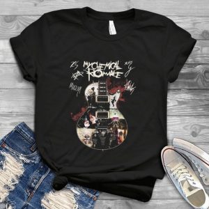 My Chemical Romance Electric Guitar Signatures Shirt - Album Covers Of My Chemical Romance Shirt For Men Tshirt For Women Handmade Shirt_41