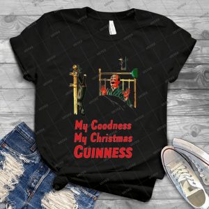 My Goodness Guinness Christmas  85 - Vintage Men's Shirt Tshirt For Women Classic Handmade Shirt Retro Graphic Tee