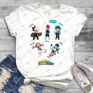 My Hero Academia Cartoony-Style 7 - Trending Shirt For Women Vintage Retro Tee For Men Kid's T-Shirt Handmade Shirt