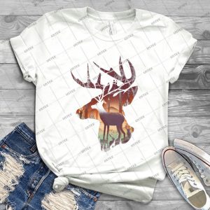 Mystical Deer - Gift Idea Shirt For Men Tee For Women Classic Retro Vintage Graphic T-Shirt
