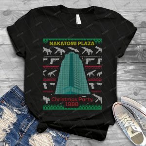 Nakatomi Plaza-Funny Ugly Christmas Sweater - Vintage Men's Shirt Tshirt For Women Classic Handmade Shirt Retro Graphic Tee