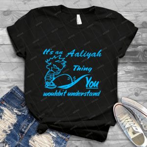 Name Shirt Custom Design For - Aaliyah 19 - Trending Shirt For Women Vintage Retro Tee For Men Kid's T-Shirt Handmade Shirt