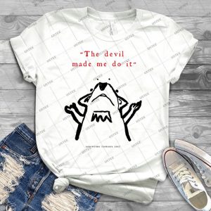 Nanowrimo Tasmania- The Devil Made Me Do It 69 - Trending Shirt For Women Vintage Retro Tee For Men Kid's T-Shirt Handmade Shirt