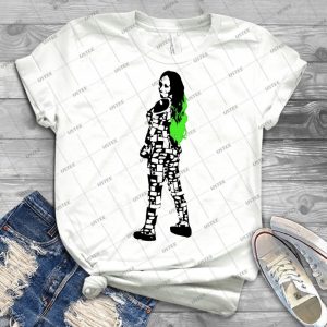 Naomi Silhouette - Vintage Men's Shirt Tshirt For Women Classic Handmade Shirt Retro Graphic Tee